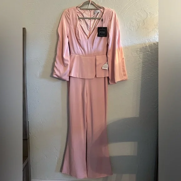 Ieena by Mac Duggal Long Sleeve Pant Suit - Picture 4 of 8